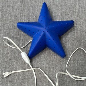 IKEA Blue Star-Shaped Lamp